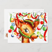 Weihnachtsmann Feiertagspostkarte (Vorne/Hinten)