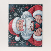 Weihnachtsmann Festlich Puzzle (Vertikal)
