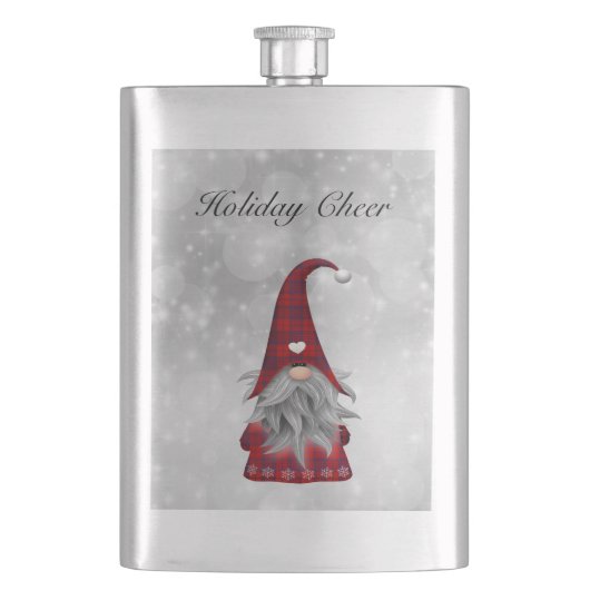 Weihnachtsmann Flachmann (Vorderseite)