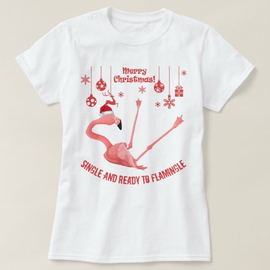 Weihnachtsmann Flamme T-Shirt (Design vorne)