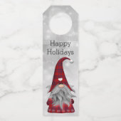 Weihnachtsmann Flaschenanhänger (Vorderseite)