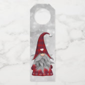 Weihnachtsmann Flaschenanhänger (Rückseite)