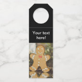 Weihnachtsmann Flaschenanhänger (Vorderseite)
