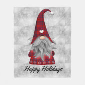 Weihnachtsmann Fleecedecke (Vorderseite)