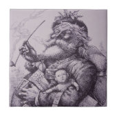 Weihnachtsmann Fliese (Vorderseite)