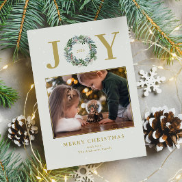 Weihnachtsmann-Foto Feiertagskarte