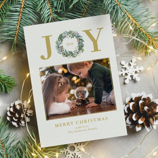 Weihnachtsmann-Foto Feiertagskarte