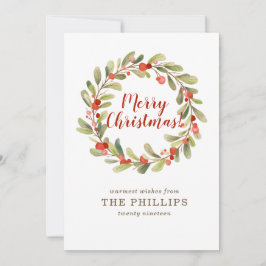 Weihnachtsmann-Foto Feiertagskarte