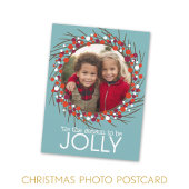 Weihnachtsmann-Foto Feiertagspostkarte