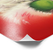 Weihnachtsmann Fotodruck (Ecke)