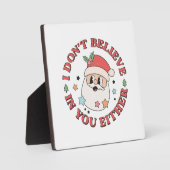 Weihnachtsmann Fotoplatte (Vorderseite)