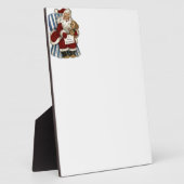 Weihnachtsmann Fotoplatte (Seite)