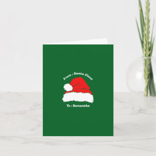 Weihnachtsmann Frohe Weihnachten Custom Karte