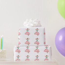 Weihnachtsmann Frohe Weihnachten Lippenbalsam Geschenkpapier