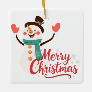 Weihnachtsmann Frohe Weihnachten Lippenbalsam Keramikornament