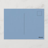 Weihnachtsmann Frohe Weihnachten Postkarte (Rückseite)
