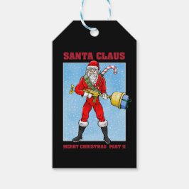 Weihnachtsmann Frohe Weihnachten Teil 2 Geschenkanhänger