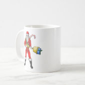Weihnachtsmann Frohe Weihnachten Teil 2 Kaffeetasse (Vorderseite Links)