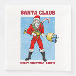 Weihnachtsmann Frohe Weihnachten Teil 2 Serviette