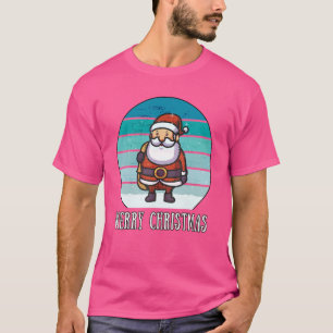 Weihnachtsmann Frohe Weihnachten XMas Retro Vintag T-Shirt