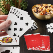 Weihnachtsmann, frohe Weihnachtskarten Spielkarten (In Situ)