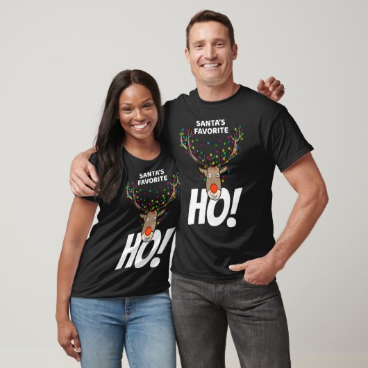 Weihnachtsmann - Funny Christmas Rentier Gif T-Shirt (Unisex)