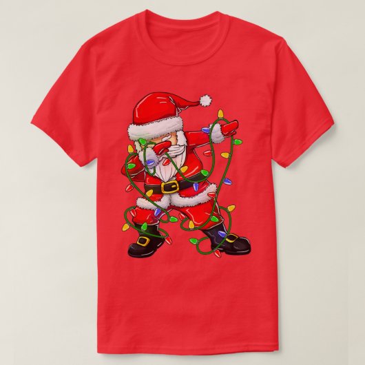 Weihnachtsmann für Jungen Mädchen Weihnachtsbaum L T-Shirt (Design vorne)