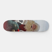 Weihnachtsmann für Weihnachten Skateboard (Horizontal)