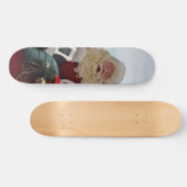 Weihnachtsmann für Weihnachten Skateboard (Horizontal)