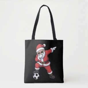 Weihnachtsmann Fußball Dabbing Santa Geschenk Weih Tasche