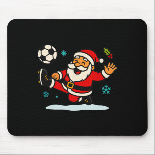 Weihnachtsmann Fußball Sport Spielen Weihnachten S Mousepad