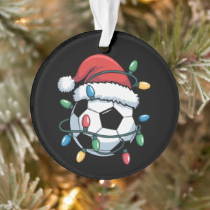Weihnachtsmann Fußball Sport Weihnachten Fußballsp Ornament