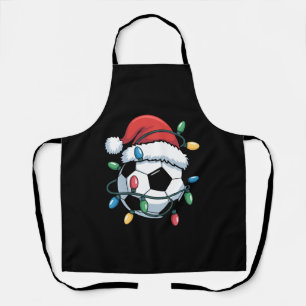 Weihnachtsmann Fußball Sport Weihnachten Fußballsp Schürze