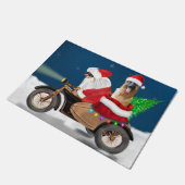 Weihnachtsmann Fußmatte (Schrägansicht)