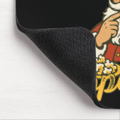 Weihnachtsmann-Geheim-Snack-Lustige-Popcorn-Liebha Mousepad (Ecke)
