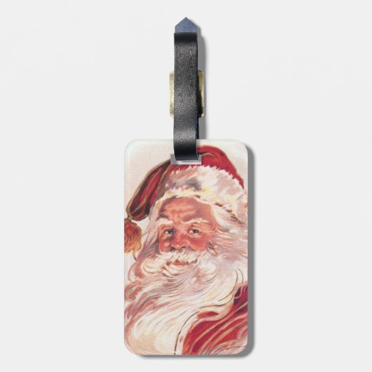 Weihnachtsmann Gepäckanhänger (Rückseite vertikal)