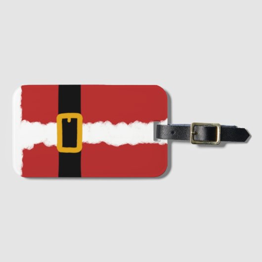 Weihnachtsmann Gepäckanhänger (Vorderseite (Horizontal))