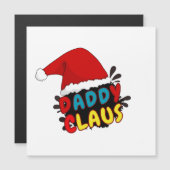 Weihnachtsmann-Geschenk Magnetkarte (Vorne/Hinten)
