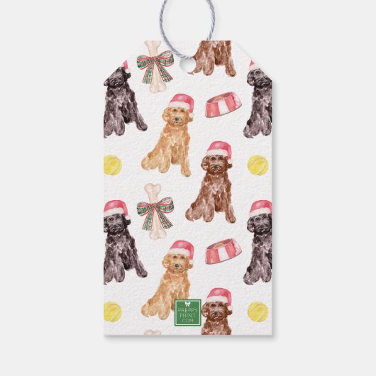 Weihnachtsmann Geschenkanhänger (Rückseite)