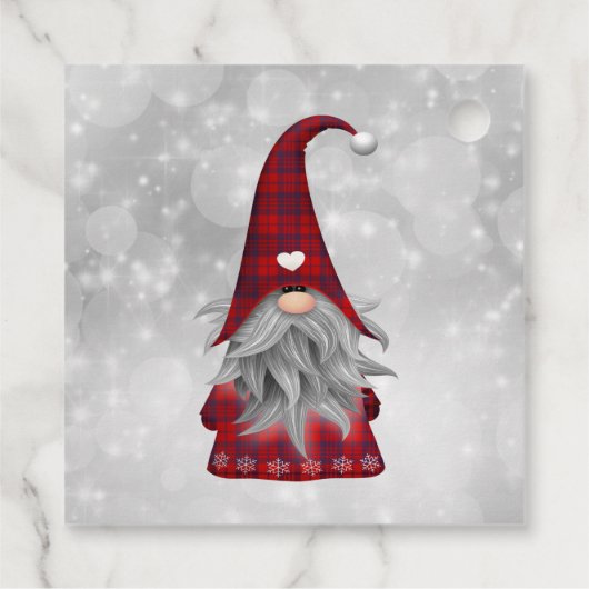 Weihnachtsmann Geschenkanhänger (Rückseite)