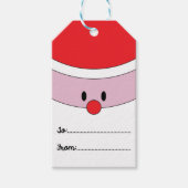 Weihnachtsmann Geschenkanhänger (Vorderseite)