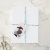 Weihnachtsmann Geschenkanhänger (Mit Garn)