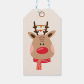 Weihnachtsmann Geschenkanhänger (Rückseite)