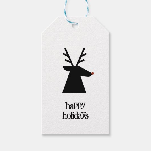 Weihnachtsmann Geschenkanhänger (Vorderseite)