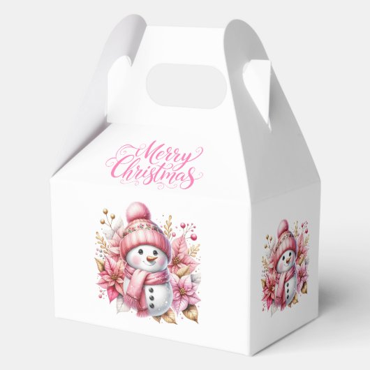 Weihnachtsmann-Geschenkbox Geschenkschachtel (Vorderseite)