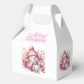 Weihnachtsmann-Geschenkbox Geschenkschachtel (Rückseite)