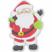 Weihnachtsmann, Geschenke, Geschenke, Geschenke, W Aufkleber (Vorderseite)
