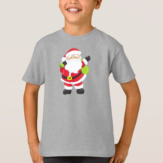 Weihnachtsmann, Geschenke, Geschenke, Geschenke, W T-Shirt (Vorderseite)