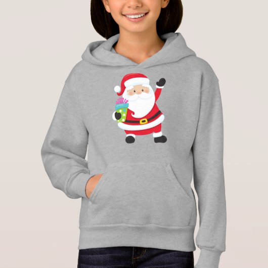 Weihnachtsmann, Geschenke, Weihnachten, Weihnachte Hoodie (Vorderseite)