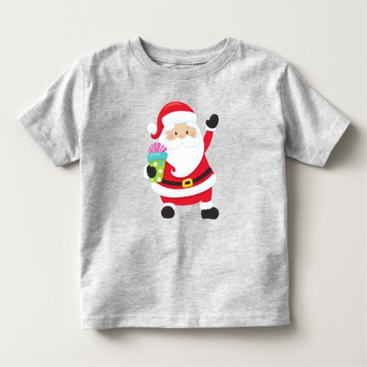 Weihnachtsmann, Geschenke, Weihnachten, Weihnachte Kleinkind T-shirt (Vorderseite)